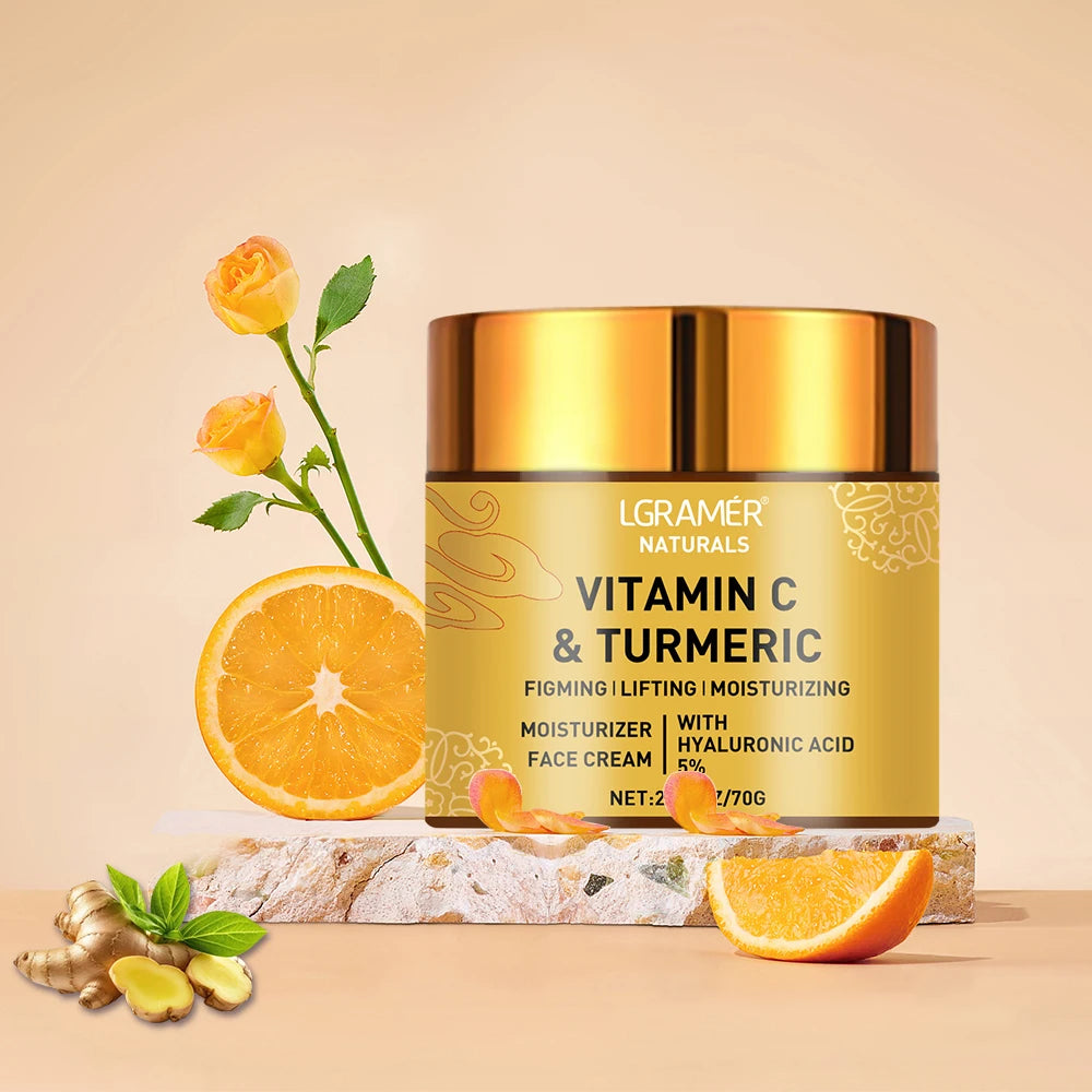 Creme Facial de Cúrcuma e Vitamina C