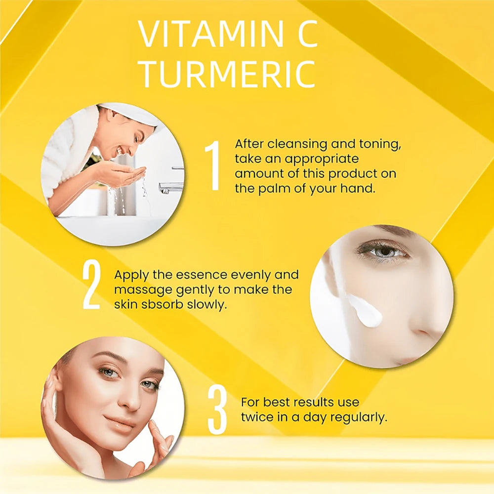 Creme Facial de Cúrcuma e Vitamina C