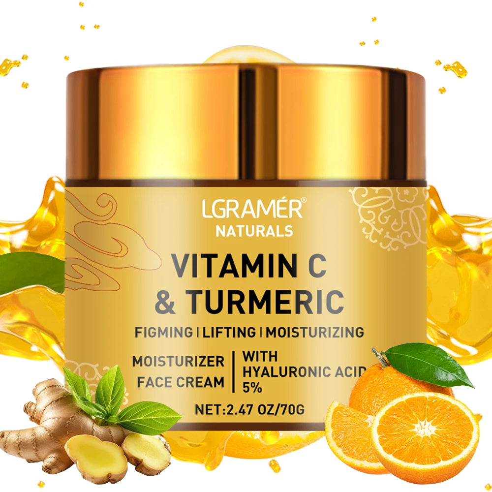 Creme Facial de Cúrcuma e Vitamina C
