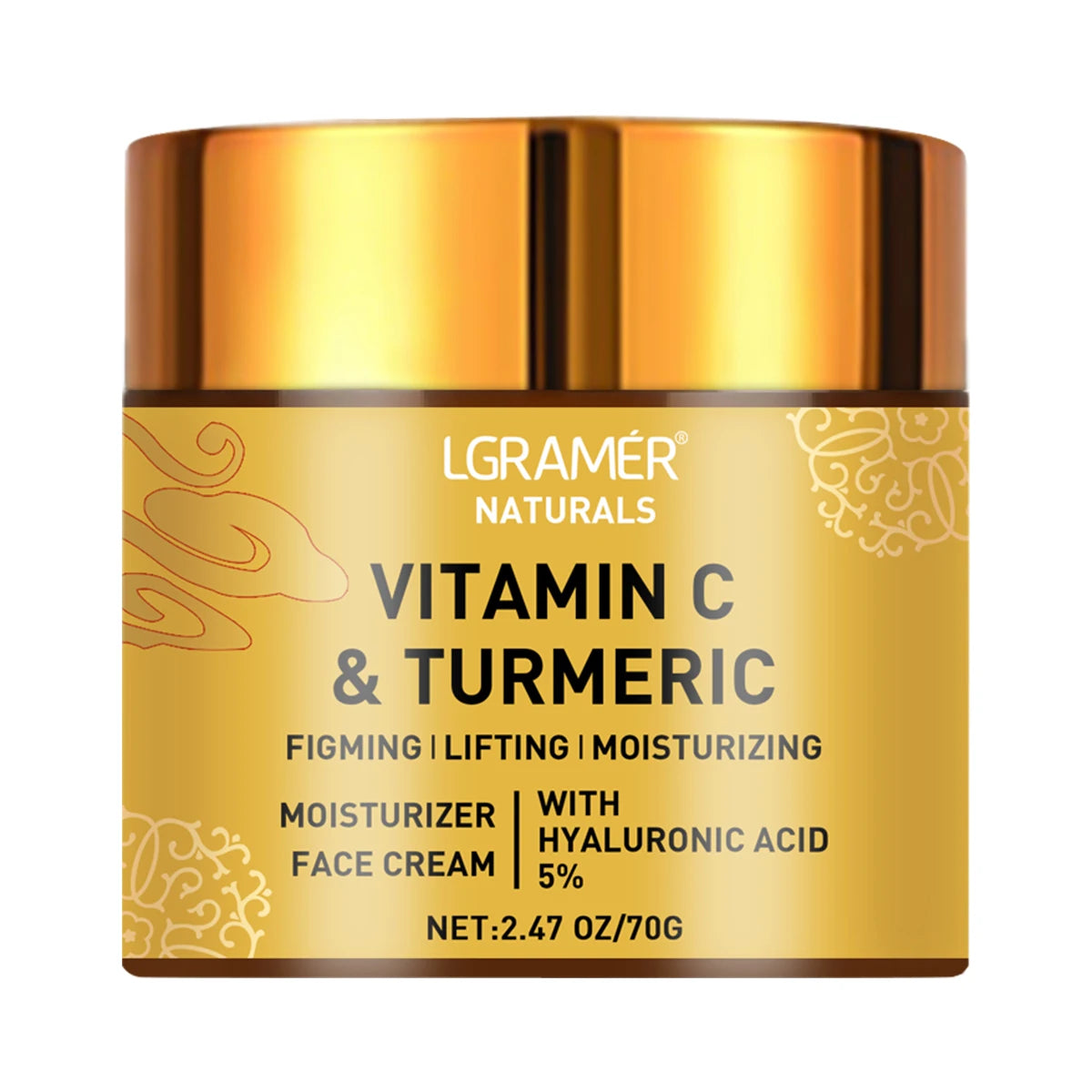 Creme Facial de Cúrcuma e Vitamina C