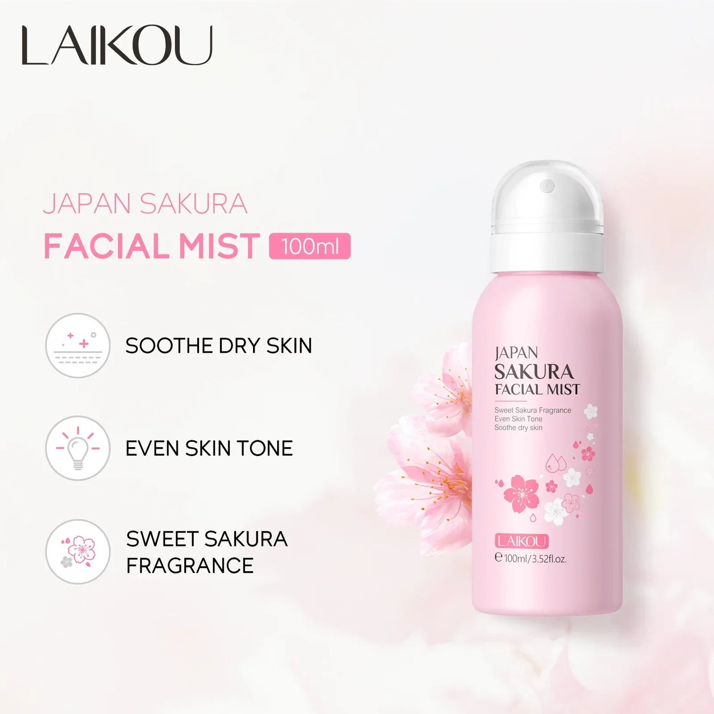 Tônico Hidratante LAIKOU Sakura